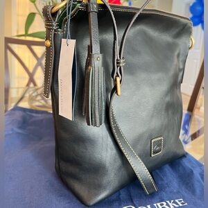 DOONEY AND BOURKE FLORENTINE
LEATHER DIXON HOBO, BRAND NEW